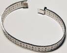 Silberschmuck 835er Silber Silberarmband, Armreif Italien, getragen und befindet sich in einem guten Zustand