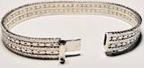 Silberschmuck 835er Silber Silberarmband, Armreif Italien, getragen und befindet sich in einem guten Zustand