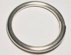 Silberschmuck 925er Silber Chunky Sterling Silber Armband, Silberarmband Amreif getragen und stark gebraucht