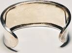 Silberschmuck 925er Silber Silber Armreif, Silberarmband, Manshette Armband, getragen und leicht gebraucht