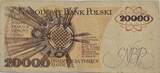 Polen 20000 Zloty 1989 Banknote III