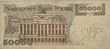 Polen 50000 Zloty 1989 Banknote III