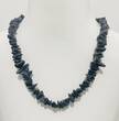 Silberschmuck 925er Silber Silber Verschluss Lapislazuli Halskette, Magnet Verschluss getragen und befindet sich in einem guten Zustand