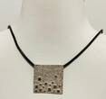 Silberschmuck 925er Silber Glaskette Silber Halskette getragen und befindet sich in einem guten Zustand