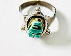 Vintage Schmuckset Türkis Vintage Schmuck Set Türkis ( Halskette- Ohrringe - Ring) getragen und befindet sich in einem guten Zustand