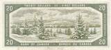 Kanada $ 20 Dollars 1954 Banknote, Serie: C/E2109935 III