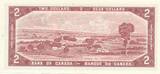 Kanada $ 2 Dollars 1954 Banknote, Serie: N/U5852763 unc