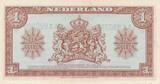 Niederlande 1 Gulden 1945 Banknote, Wilhelmina unc