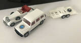 Wiking Miniaturmodelle Mercedes-Benz 540 K und Jeep mit Anhänger