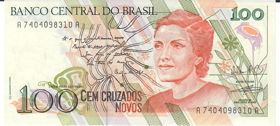Brasilien 10000 Cruzados Novos O D 1989 Banknote Geldschein Unc MA brasilien-10000-cruzados-novos-o-d-1989-banknote-geldschein-unc-ma