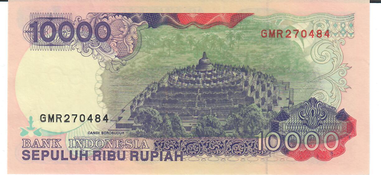 Indonesien 10000 Rupiah 1992 Banknote Geldschein Unc Ma Shops