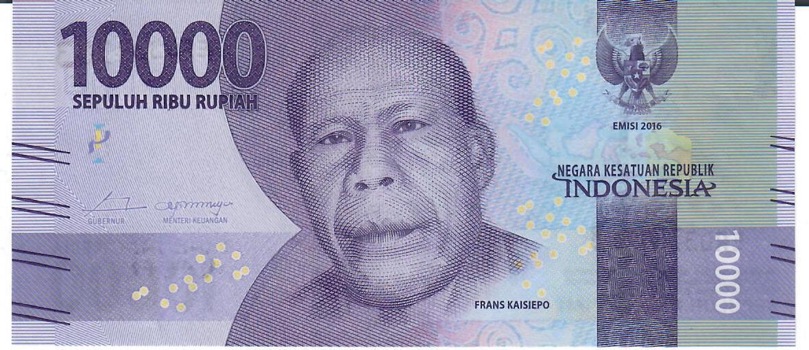 Indonesien 10000 Rupiah 2016 Banknote Geldschein Unc Ma Shops