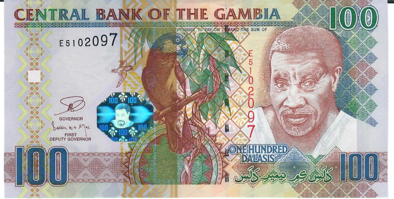 Gambia Dalasis O D Banknote Geldschein Unc Ma Shops