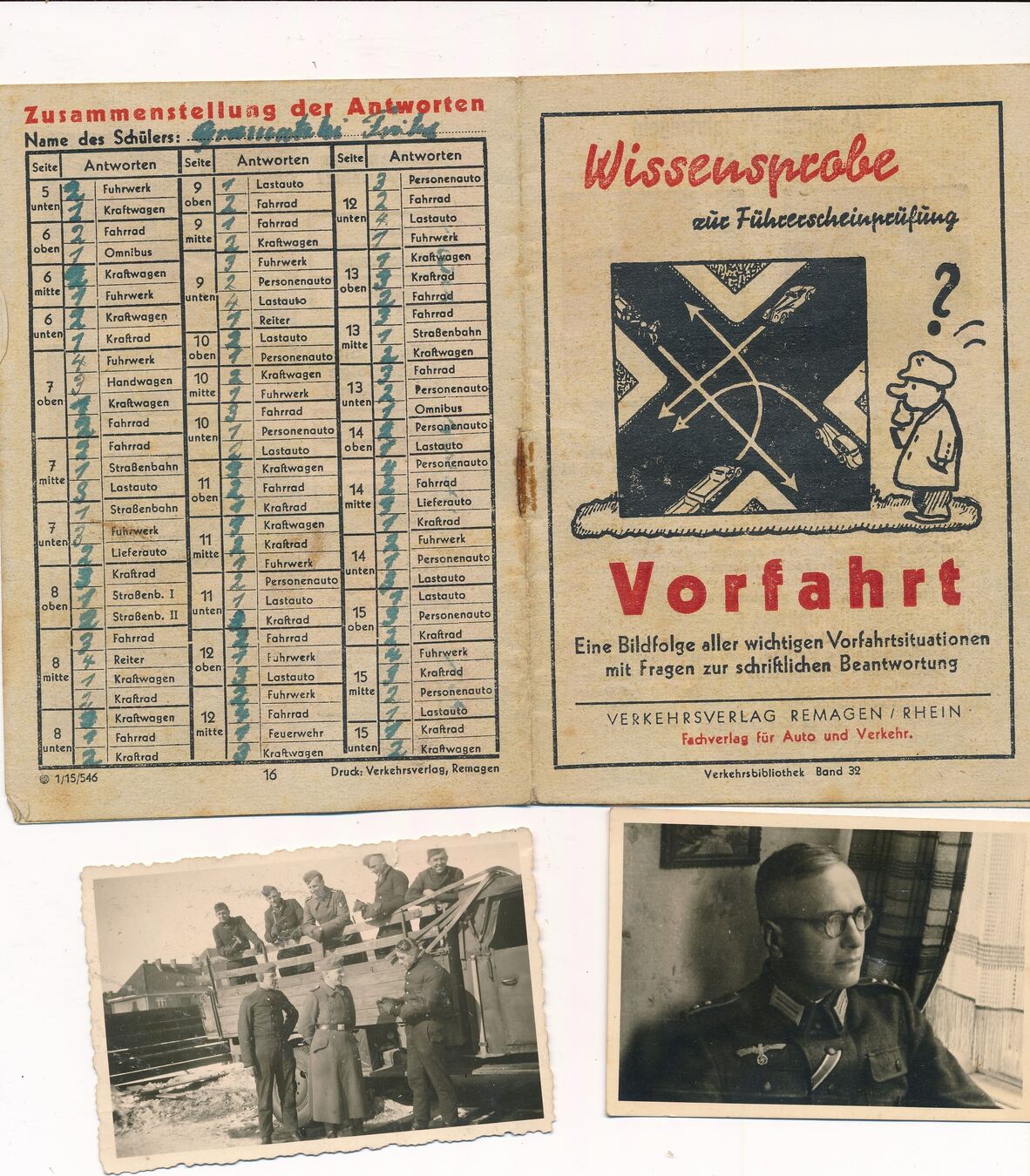 Deutschland Drittes Reich II.WK Militaria 19351945 Wehrpass, Fotos