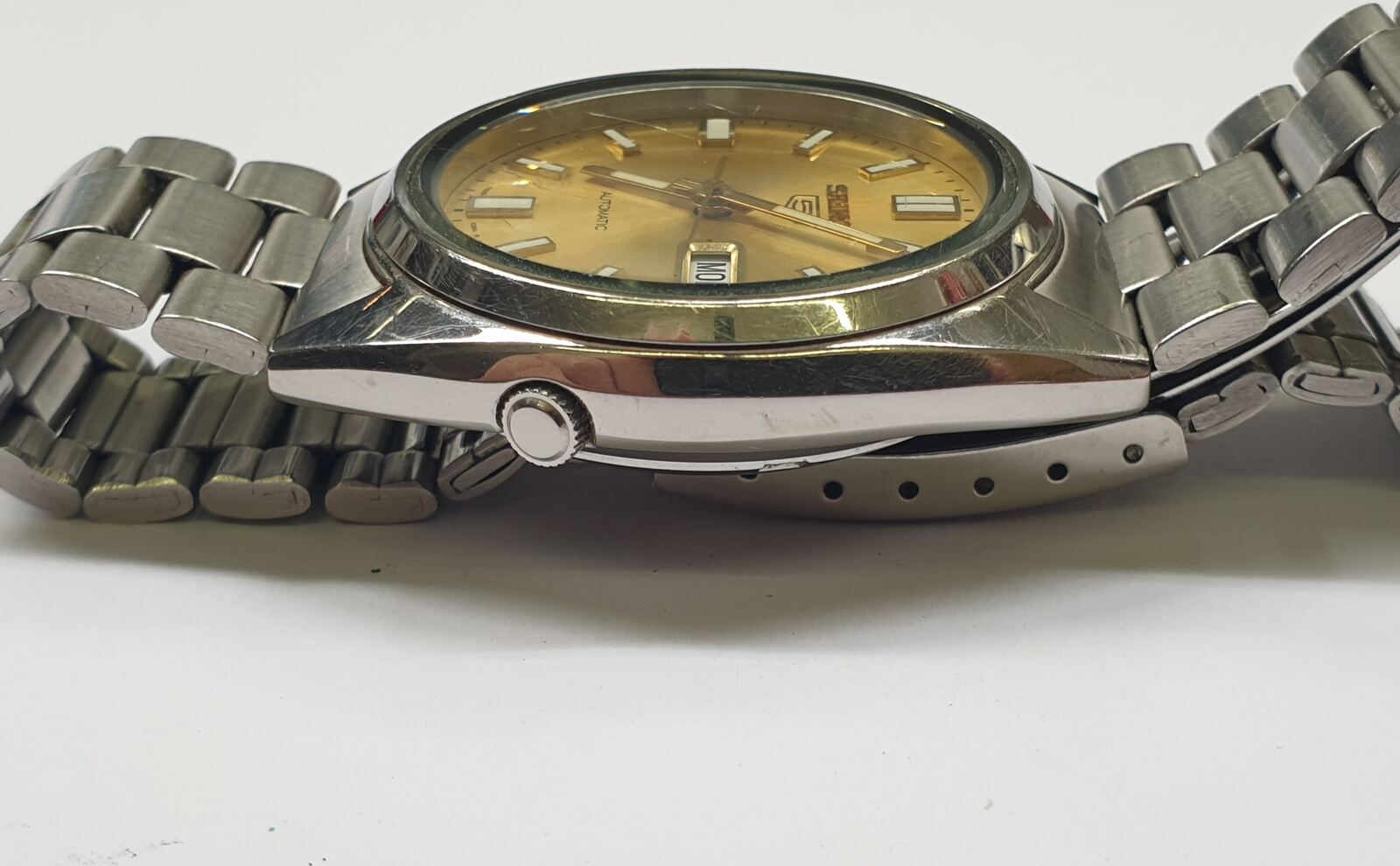 Herrenarmbanduhr vintage SEIKO 7S26 0364 Automatic Armbanduhr Uhr getragen mit normalen Gebrauchsspuren. Funktionsf hig