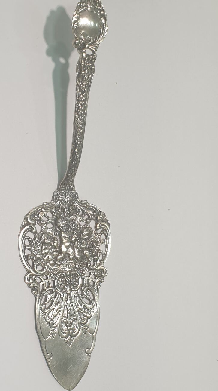 Silberbesteck vintage Tortenheber Hildesheimer Rose 835 Silber CW 