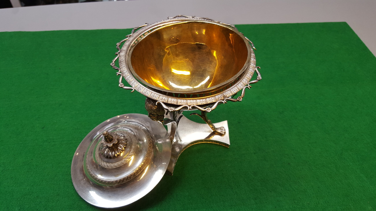 1 2er-Set Aus Zuckerschale Und Milchkännchen 800er