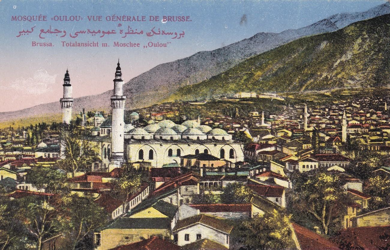 T rkei Bursa Brousse Brussa Totalansicht Mit Moschee Oulou Um 1910 Ulu 
