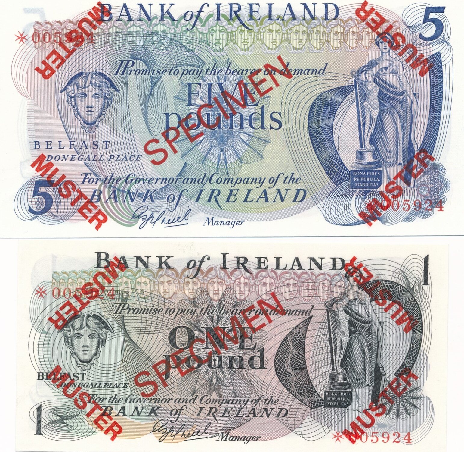 irland-1-5-10-100-pounds-1977-4x-banknoten-geldscheine-unc-ma-shops