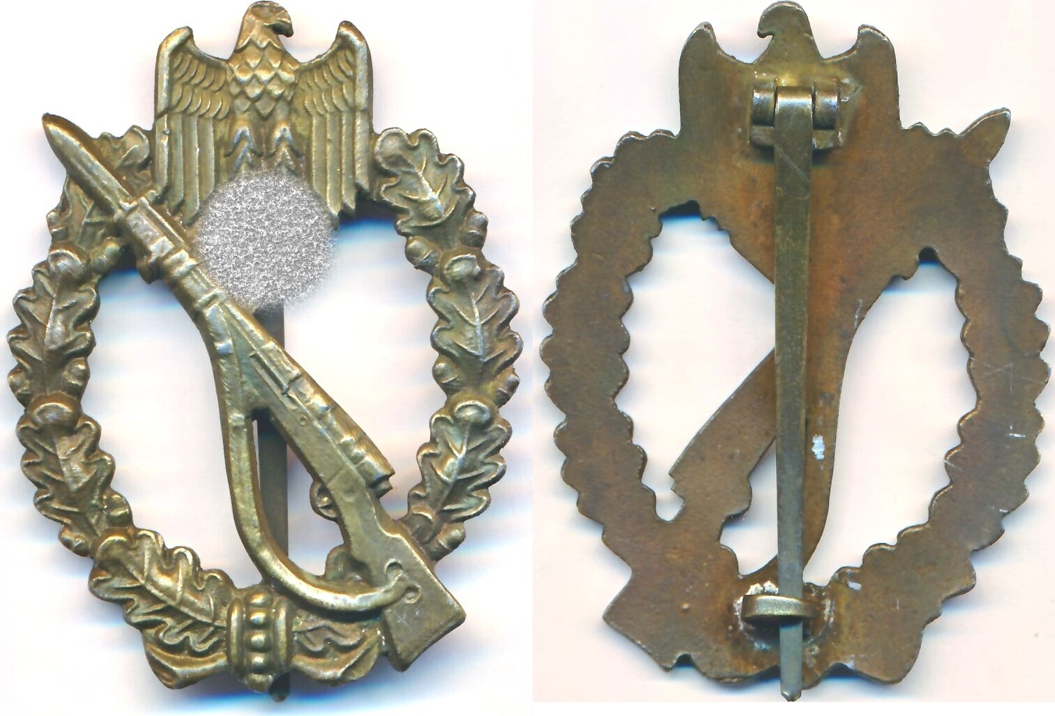 ZWEITER WELTKRIEG US Army American QUARTERMASTER CORPS Kragen Abzeichen