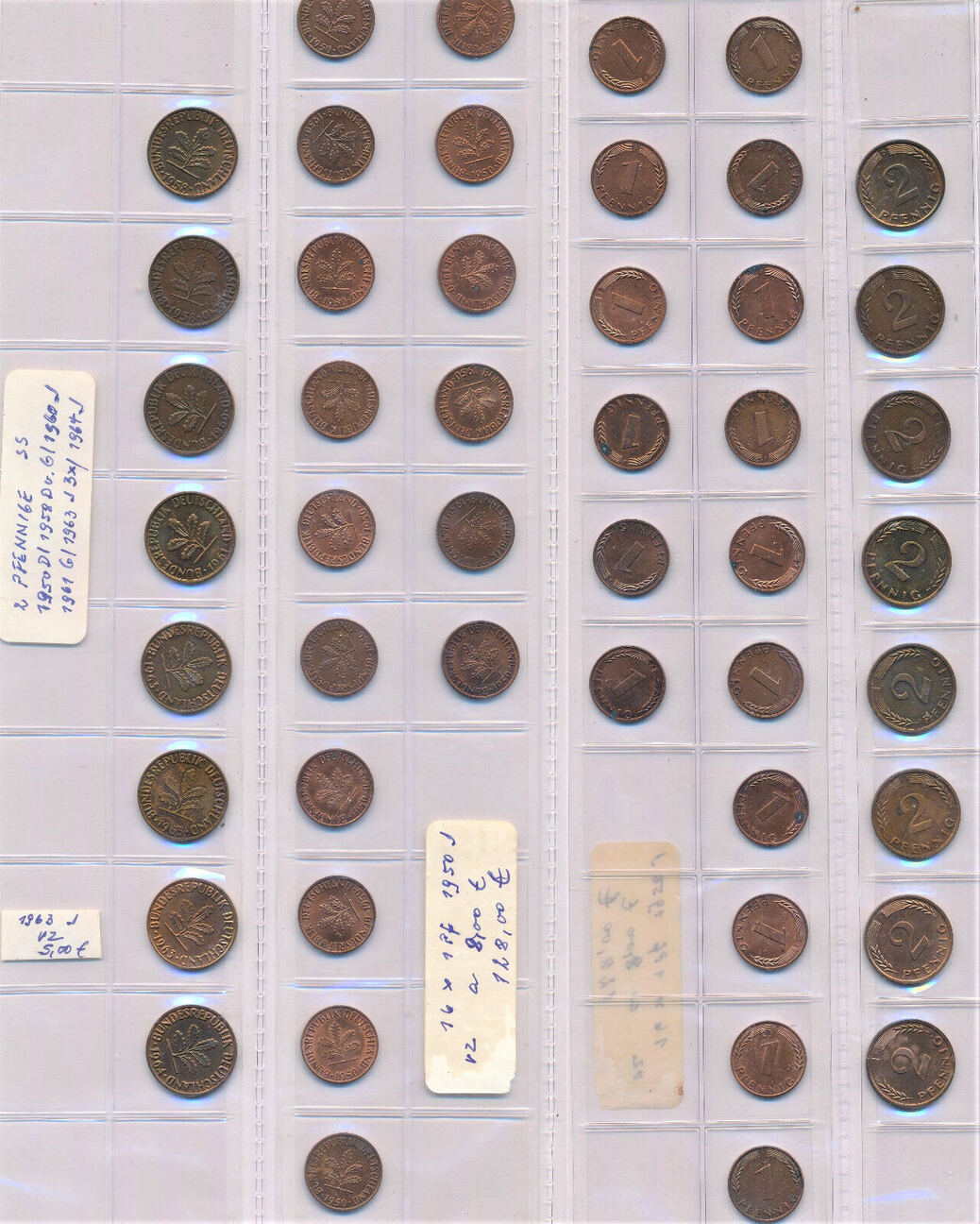 1-pfennig-sch-nes-lot-m-nzsammlung-16-x-8-x-2-pfenning-m-nzen-brd-ma