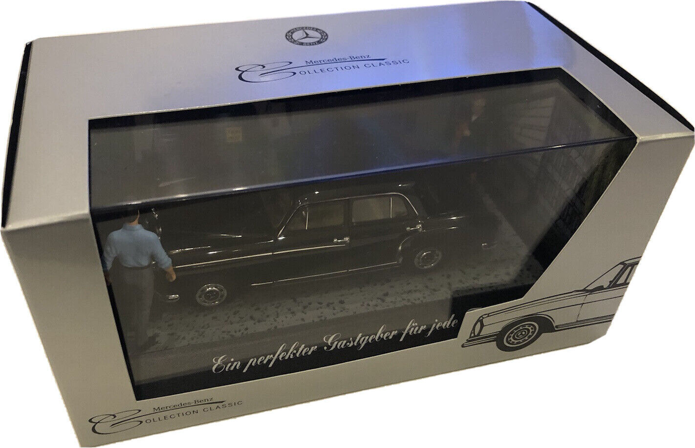 Faller N°4320 Mercedes 220 SL Ponton - 1/43 - Die-cast Gris - Neuf En Boîte