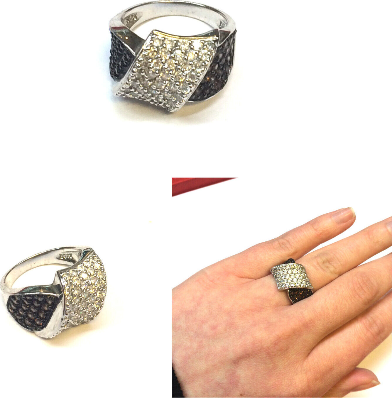 Ring Silber Massiv Langer Sterlingsilberring 925 Massiv Handgefertigt – Stilvolle Kaiserin-Edition In Jeder Größe Erhältlich Kaiserin Ring - Foto 3