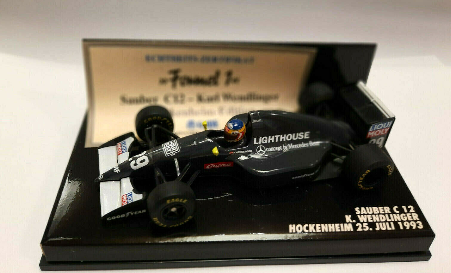 25.7.1993 Minichamps Formula Sauber C12 Karl Wendlinger