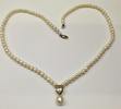 8K 333 er Gold Verschluss Perlencollier Perlenkette Perle Perlencollier -