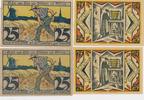 Twistringen Notgeldscheine 4 x 25 Pfennig der Sparkasse -