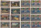 Poppenbüttel Notgelscheine der Gemeinde 8 x 50 Pfennig -