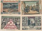 Oberlind Notgeldscheine der Stadt 2 x50 Pfennig 1920/21 -