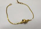Feines Silberarmband vergoldet 835 er Silber Armband Armschmuck -