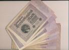 Deutschland 100 Tausend Mark Bündel von 45 Reichsbanknoten in gebrauchter Qualität -
