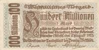 Münster 100 Millionen Mark Notgeld -