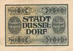 Düsseldorf 100000 Mark Notgeld -