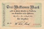 Münster 3 Millionen Mark Notgeldschein Notgeld der Stadt -