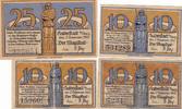 Halberstadt 10 25 Pfennig 5x Notgeldscheine Sachsen -