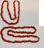 Alte Korallenkette Collier Koralle Kette Korallenschmuck L: 46 cm -