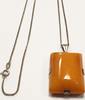 830 er Silber Anhänger Natur Bernstein Amber Butterscotch كهرمان 琥珀 kehribar -