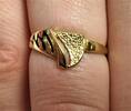 Schöner 8K 333er Gold Ring Goldring Damenring Gr 54 -