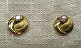 Ohrringe Ohrstecker 333er 8K Gold Goldohrringe mit Zirkonia Gelbgold -