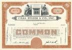 USA Aktie Chas.Pfizer & Co, New Jersey, 17.Aug. 1950 -