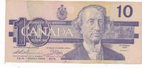 Canada 10 Dollars Geldschein Banknote Kanada -