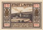 Lavfen Laufen 25 Pfennig Notgeld Bayern -
