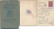 CSSR Passport-Reisepaß eines Mannes aus Böhmisch Krumau -