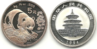 china 5 Yuan China 5 Yuan 1994 Panda, Bankfrisch -
