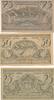 Oberammergau Seriennotgeldscheine 25-50-75 Pfennig -