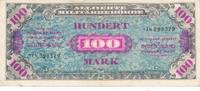 Deutschland 100 Mark Alliierter Besatzung UDSSR-Druck: ohne F , 8 stellig -