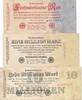 Deutschland Reichsbanknoten 500 Tsd.- Eine und 10 Millionen Mark -
